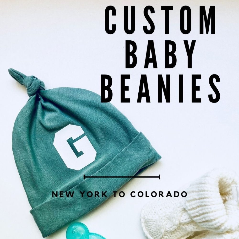 Personalized baby hat, custom baby hat, custom baby beanie, monogramed baby hat